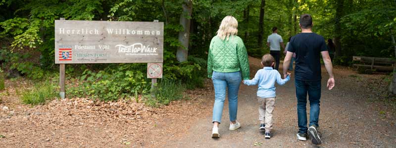 Baumkronenpfad Eingang